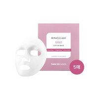 THANK YOU FARMER - Miracle Age Repair Cotton Mask 5pcs 25ml x 5pcs