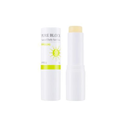 A'pieu APIEU - Pure Block Natural Daily Sun Stick Posong SPF50+ PA+++ 13g 13g