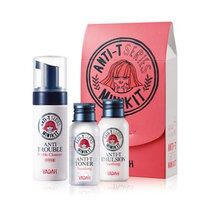 YADAH - Anti-T Mini Kit: Bubble Cleanser 40ml + Toner 30ml + Emulsion 30ml 3pcs