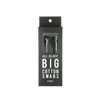 A'PIEU All Black Big Cotton Swabs