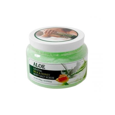 Rainbow Beauty - SOC Crystal Milk & Honey Body Salt Scrub (Aloe) 390g 390g