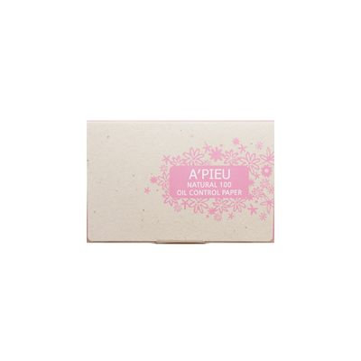 A'pieu APIEU - Natural 100 Oil Control Paper 100pcs 100pcs
