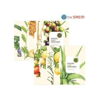 The Saem - Natural Mask Sheet 1pc (20 Flavors) Bamboo