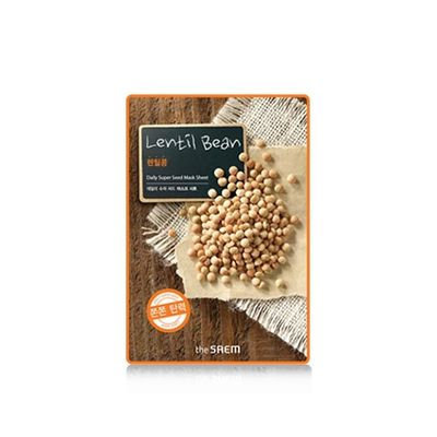 The Saem - Daily Super Seed Mask Sheet (Lentil Bean) 1pc 21g