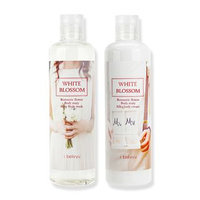 skin soul & beauty - I Belivyu White Blossom Romantic Flower Body Set: Body Wash 300ml + Body Cream 300ml 2pcs