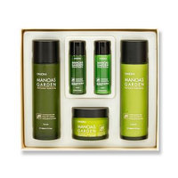 ONNIONNI - Manoas Garden Set: Toner 140ml + 30ml + Emulsion 140ml + 30ml + Cream 50ml 5pcs