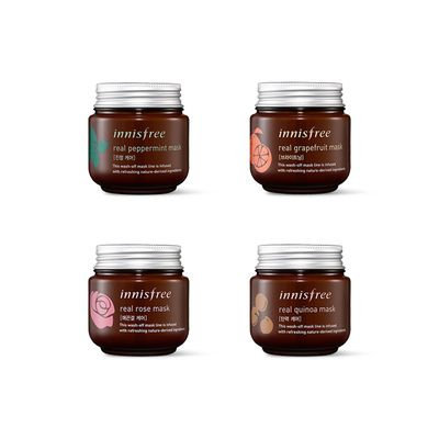 Innisfree - Real Mask 100ml #Real Peppermint Mask (Calming)