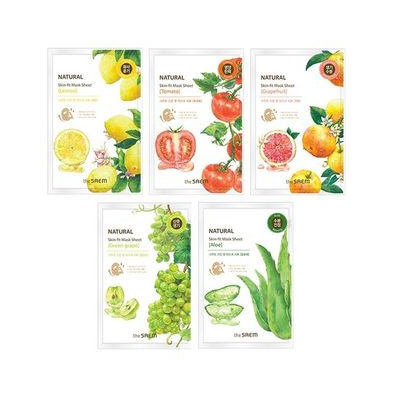 The Saem - Natural Skin Fit Mask Sheet 1pc (5 flavors) Tomato