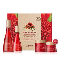The Saem - Urban Eco Waratah Skin Care Set: Toner 180ml + Lotion 140ml + Cream 60ml + Eye Cream 30ml 4pcs