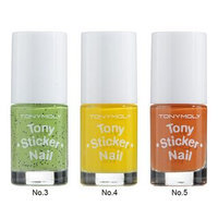Tony Moly - Tony Sticker Nail 8ml No. 5 - Red Papaya