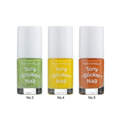 Tony Moly - Tony Sticker Nail 8ml No. 5 - Red Papaya
