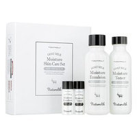 Tony Moly - Naturalth Goat Milk Moisture Skin Care Set: Toner 150ml + 20ml + Emulsion 150ml + 20ml 4pcs