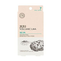 The Face Shop - Jeju Volcanic Lava Aloe Nose Strip Package 7pcs
