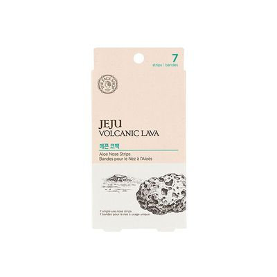 The Face Shop - Jeju Volcanic Lava Aloe Nose Strip Package 7pcs