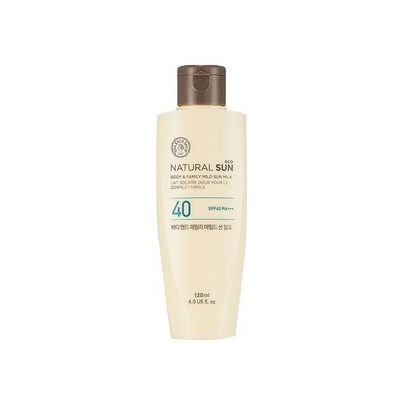 The Face Shop - Natural Sun Eco Body & Family Mild Sun Milk SPF40 PA+++ 120ml 120ml