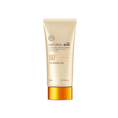 The Face Shop - Natural Sun Eco Power Long-lasting Sun Cream SPF50+ PA+++ 80ml 80ml