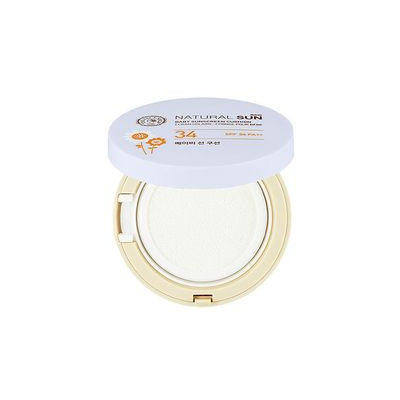 The Face Shop - Natural Sun Eco Cushion Baby Sunscreen Cushion SPF34 PA++ 15g