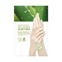 Nature Republic - Real Squeeze Aloe Vera Moisture Hand Mask 1pair 14ml