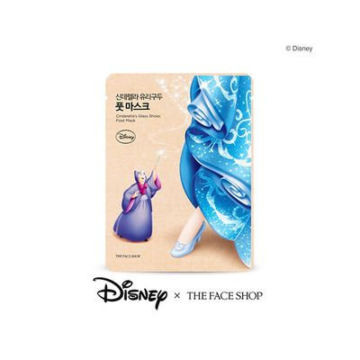 The Face Shop - Disney Cinderellas Glass Shoes Foot Mask 1pair 18ml