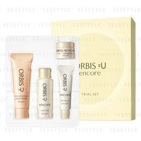 Orbis - =U Encore Oil Cut Trial Set: Brightening Jelly Wash 20g + Lotion 20g + Day Milk 8g + Night Creamy Gel 5g 4 pcs