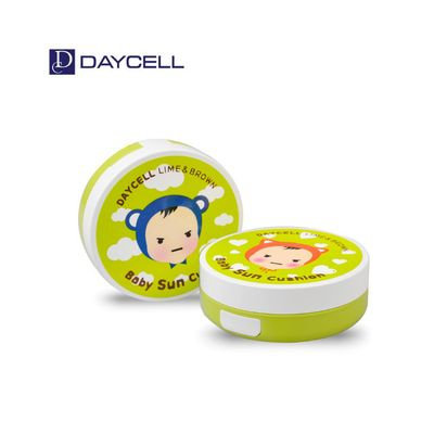 DAYCELL - Lime & Brown Baby Sun Cushion D.I.Y SPF25 PA++ 50ml + Case (Girl) 2pcs