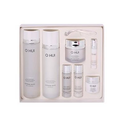 O HUI - Extreme White Gift Set: Softener 150ml + 20ml + Emulsion 130ml + 20ml + Sleeping Mask 20ml + Serum 3ml + Cream 7ml 7pcs