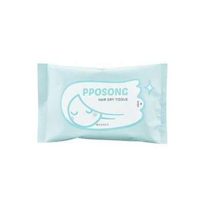 Missha - Pposong Hair Dry Tissue 10pcs 45g