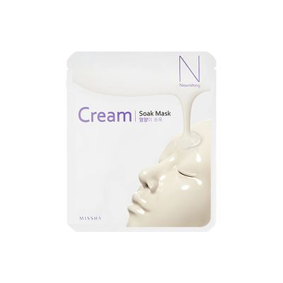 Missha - Cream Soak Mask (Nourishing) 1pc 23g