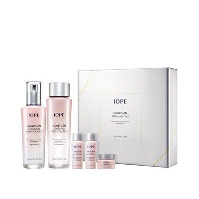 IOPE - Moistgen Skin Hydration Special Set: Softener 150ml + 15ml Emulsion 130ml + 15ml + Cream 5ml 5pcs