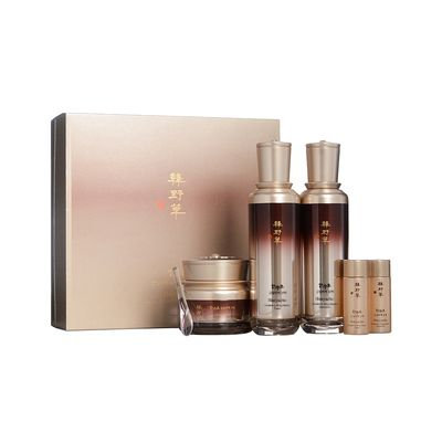 Tony Moly - Hanyacho Golden Lifting Secret Set: Toner 130ml + 20ml + Emuslion 130ml + 20ml + Cream 50ml 5pcs
