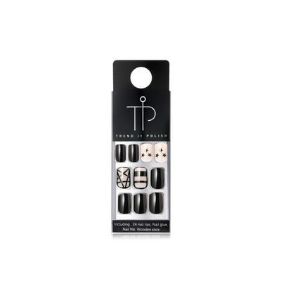 MACQUEEN - T.I.P. Lux Like Gel Nail Tip (#605 Twinkle Star) 24pcs