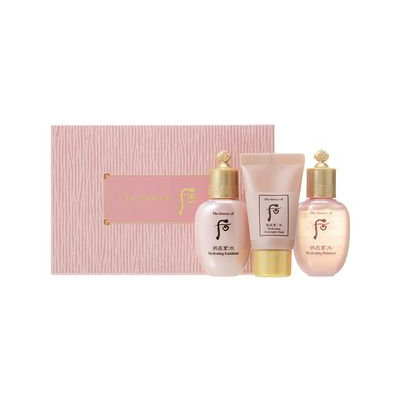 The History of Whoo - Gongjinhyang: Soo Special Gift Set: Hydrating Balancer 20ml + Emulsion 20ml + Overnight Mask 13ml 3pcs