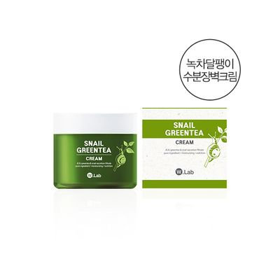 W.Lab - Snail Greentea Cream 75g 75g