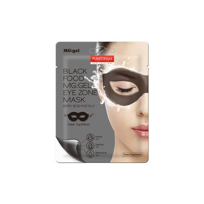 PUREDERM - Black Food MG: GEL Eye Zone Mask 1pc 1pc