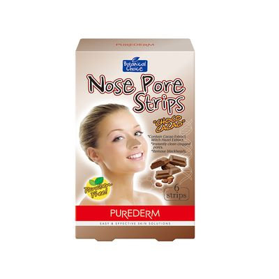 PUREDERM - Choco Cacao Nose Pore Strips 6pcs 6pcs