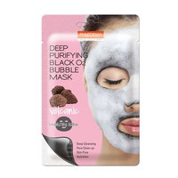 PUREDERM - Deep Purifying Black O2 Bubble Mask (Volcanic) 20g 20g