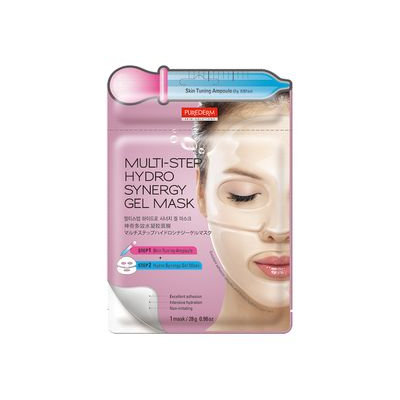 PUREDERM - Multi-Step Hydro Synergy Gel Mask: Skin Tuning Ampoule 2g + Gel Mask 28g 30g