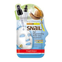 PUREDERM - Snail Age Regenerating Multi-Step Treatment: Ampoule 2ml + Snail 3D Mask 23ml 25ml