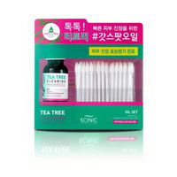 SCINIC - Tea Tree Clearing Oil Set: Oil 18ml + Cotton Swab 60pcs 18ml + 60pcs