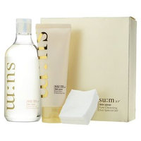 Su:m37 su: m37 - Skin Saver Pure Cleansing Duo Set: Essential Pure Cleansing Water 400ml + Pure Effect Cleansing Foam 120ml + Cotton Pads 3pcs