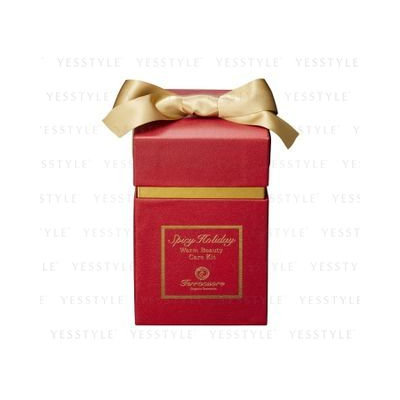 Terracuore - Spicy Holiday Warm Beauty Care Kit: Milky Bath 125ml + Body Wash Milk 125ml + Body Scrub 75ml + Body Milk 75ml 4 pcs