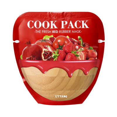 ettang - Cook Pack The Fresh Red Rubber Mask 1pack 40g + 5g