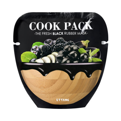 ettang - Cook Pack The Fresh Black Rubber Mask 1pack 40g + 5g