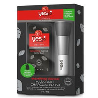 Yes To - Yes To Tomatoes: Detoxifying Charcoal Mask Bar + Charcoal Brush 56g 2oz/ 56g