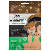 Yes To - Yes To Triple Masking: 3 Mud Masks (Hydrate/ Detox/ Calm) 3 masks a kit