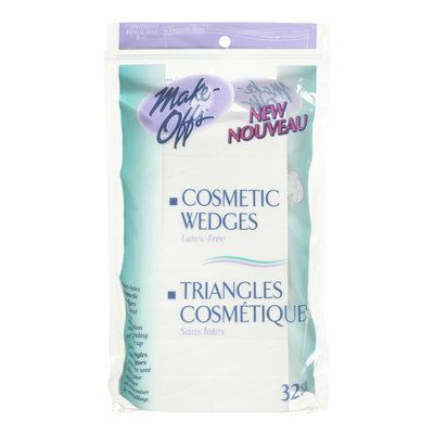 Make-Off's Cosmetic Wedges, Latex Free, 32 Pieces