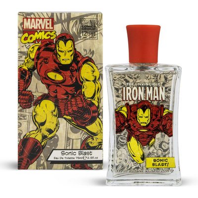 Marvel Iron Man Sonic Blast Men Eau De Toilette EDT 2.5oz / 70ml