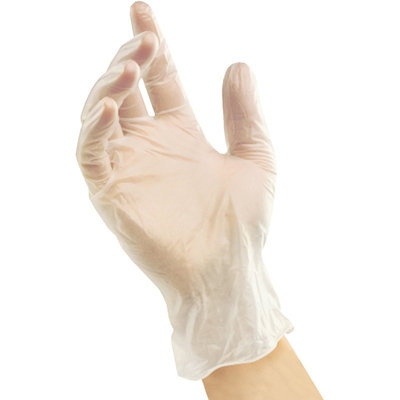 Big Time Products 8525-16 Disposable Vinyl Gloves - 50-Pack