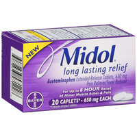 Midol Long Lasting Relief 20 Count