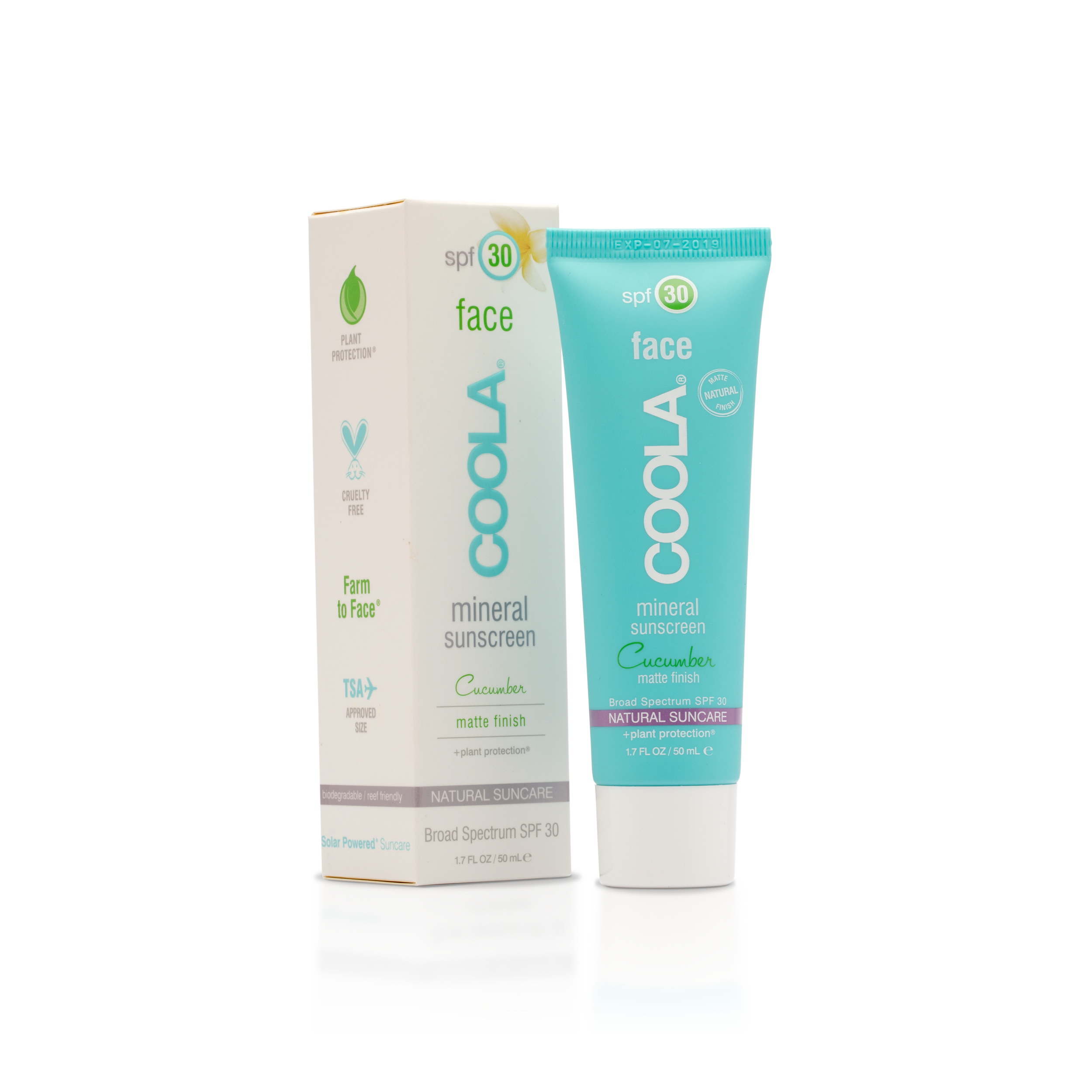 COOLA Mineral Face SPF 30 Cucumber Matte Finish Moisturizer